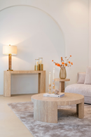 Beige Travertine Console Table | Richmond Interiors Biltmore | Oroatrade.com