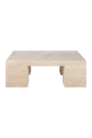 Beige Travertine Square Coffee Table | Richmond Interiors Biltmore | Oroatrade.com