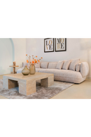 Beige Travertine Square Coffee Table | Richmond Interiors Biltmore | Oroatrade.com