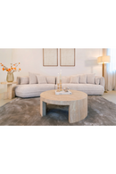 Beige Travertine Round Coffee Table | Richmond Interiors Biltmore | Oroatrade.com