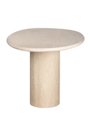 Organic-Shaped Travertine Dining Table | Richmond Interiors Renaissance | Oroatrade.com