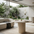 Round Travertine Dining Table | Richmond Interiors Renaissance