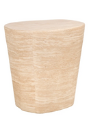 Travertine Side Table | Richmond Interiors Fictus | Oroatrade.com
