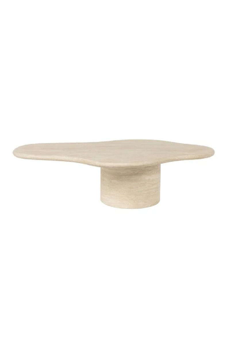 Travertine Organic Coffee Table | OROA Fictus | Oroatrade.com