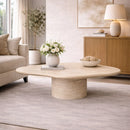 Travertine Organic Coffee Table | Richmond Interiors Fictus