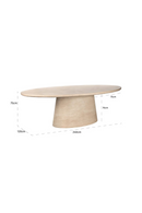 Travertine Organic Dining Table | Richmond Interiors Fictus | Oroatrade.com