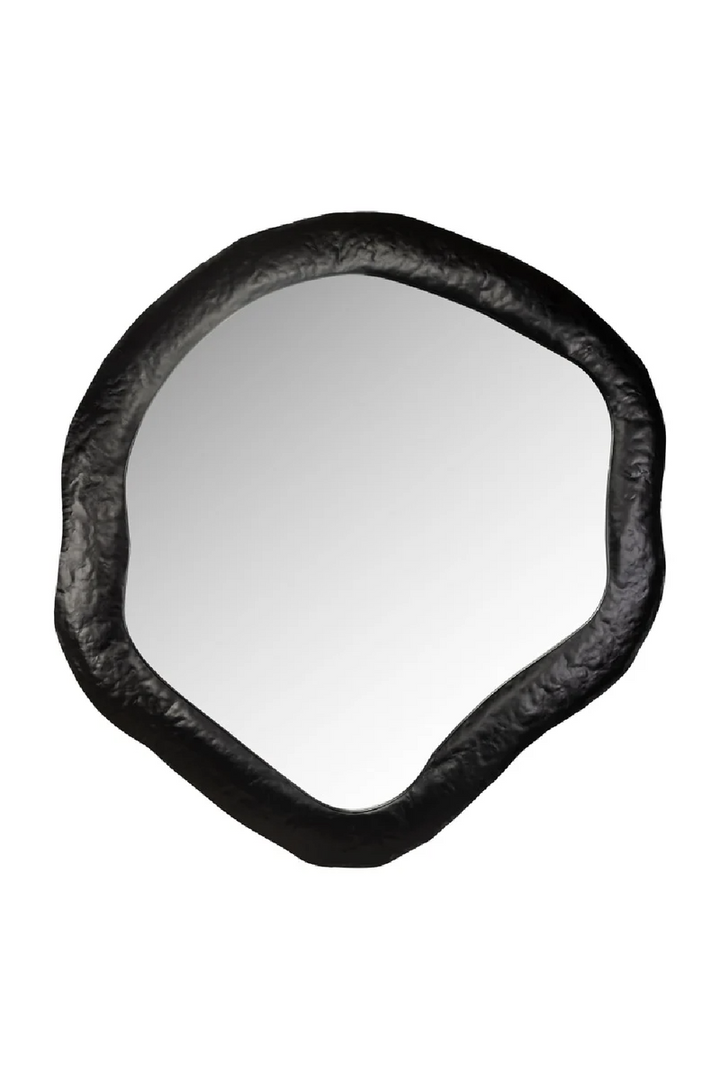 Black Organic-Shaped Mirror | OROA Babet | Oroatrade.com