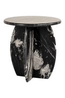 Black Marble Round End Table | Richmond Interiors Bancroft | Oroatrade.com