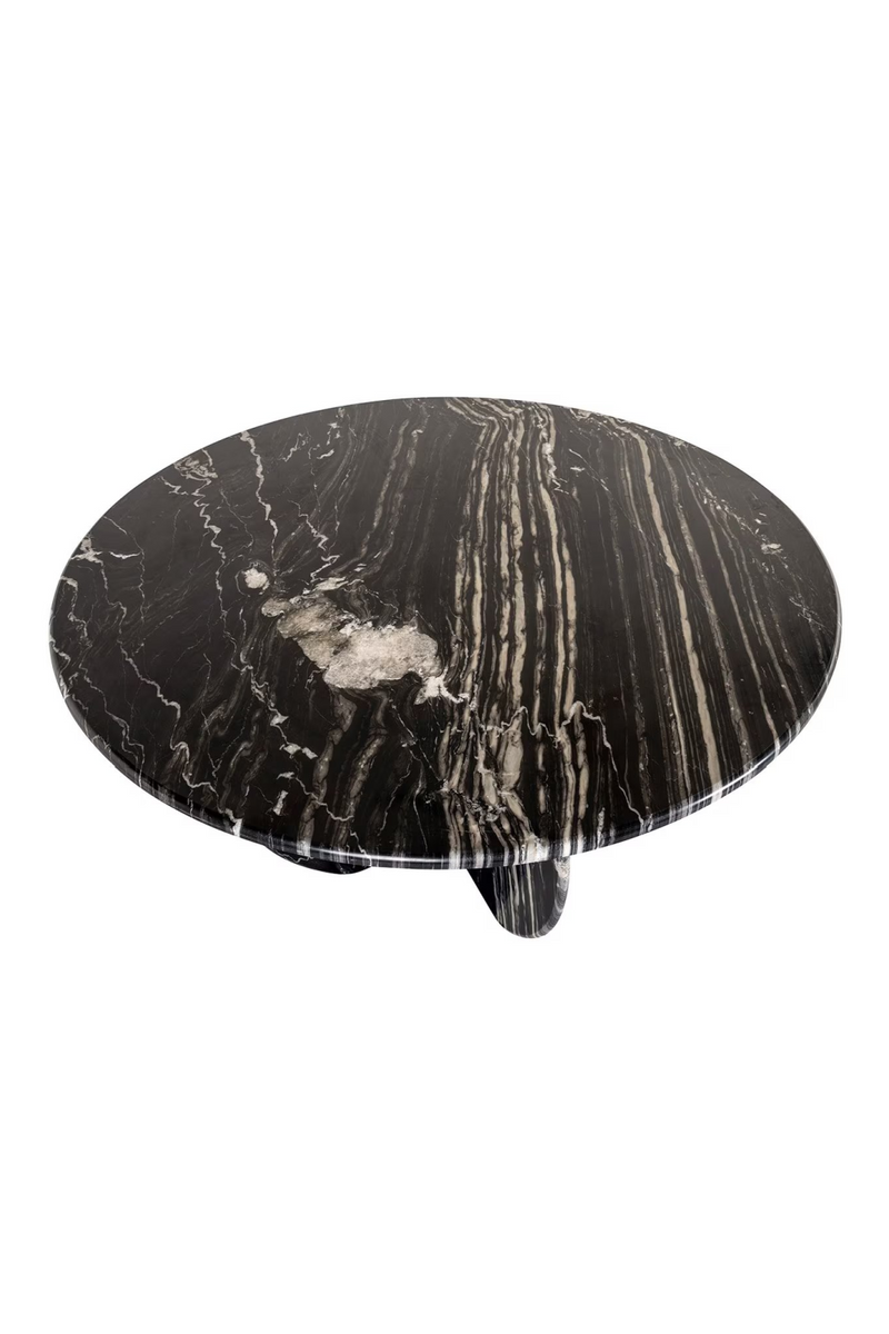 Black Marble Round Dining Table | OROA Bancroft | Oroatrade.com