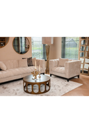Gold Round Coffee Table | Richmond Interiors Du Pont | Oroatrade.com