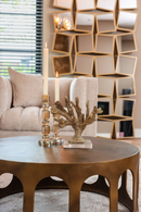 Gold Round Coffee Table | Richmond Interiors Du Pont | Oroatrade.com