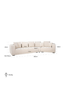Beige Chenille Sofa | Richmond Interiors Lusso | Oroatrade.com