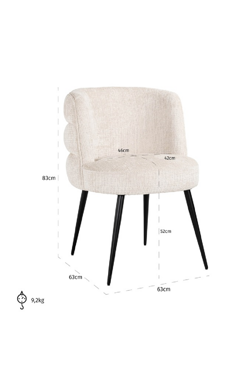 Beige Modern Dining Chair | OROA Stella | Oroatrade.com