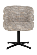 Beige Curved-Back Swivel Chair | Richmond Interiors Chadwick | Oroatrade.com