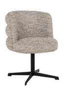 Beige Curved-Back Swivel Chair | Richmond Interiors Chadwick | Oroatrade.com