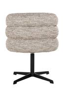 Beige Curved-Back Swivel Chair | Richmond Interiors Chadwick | Oroatrade.com