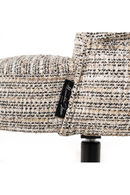 Beige Curved-Back Swivel Chair | Richmond Interiors Chadwick | Oroatrade.com