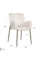 Upholstered Modern Dining Armchair | Richmond Interiors Amber | Oroatrade.com