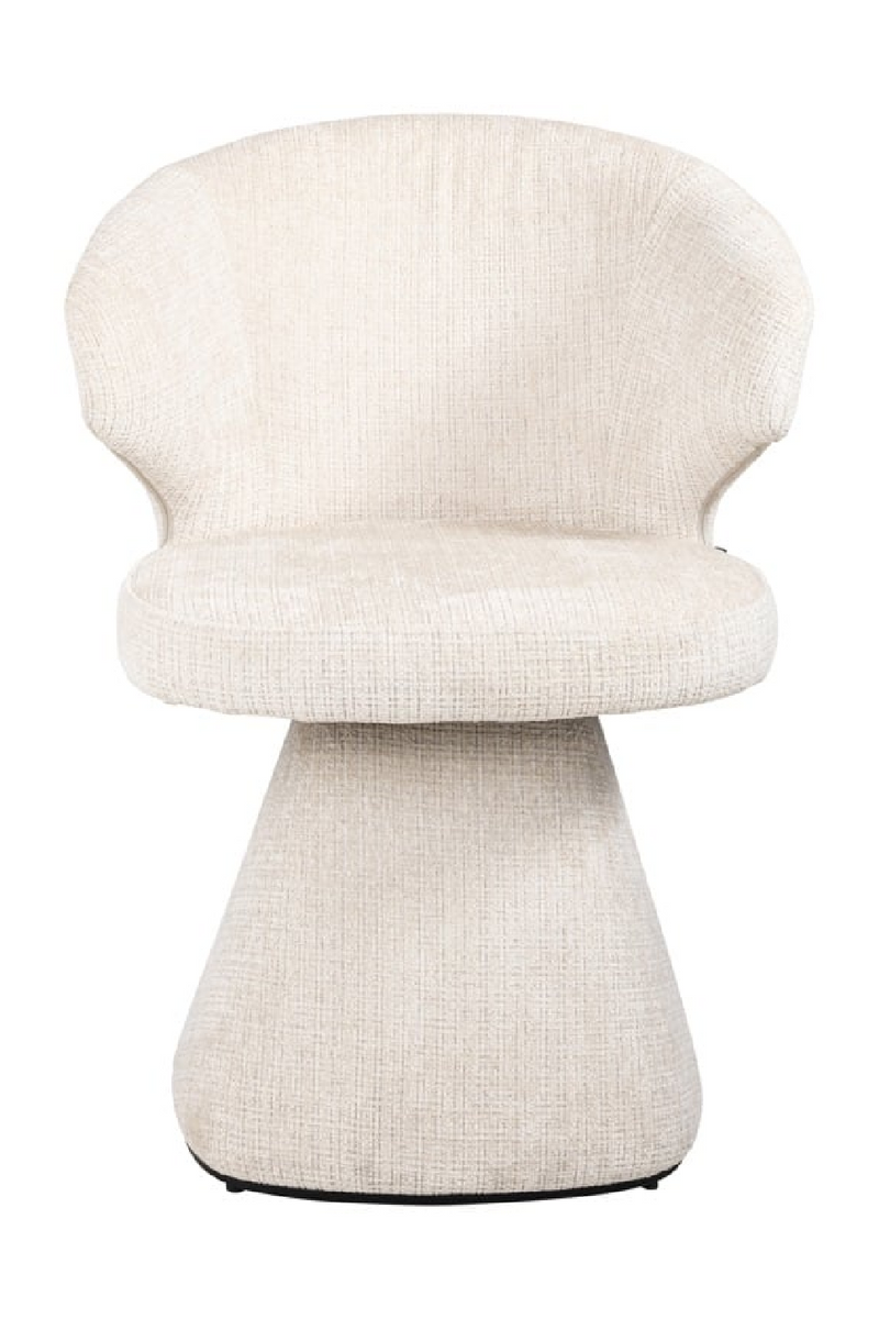 Beige Pedestal Armchair | OROA Gatsbi | Oroatrade.com