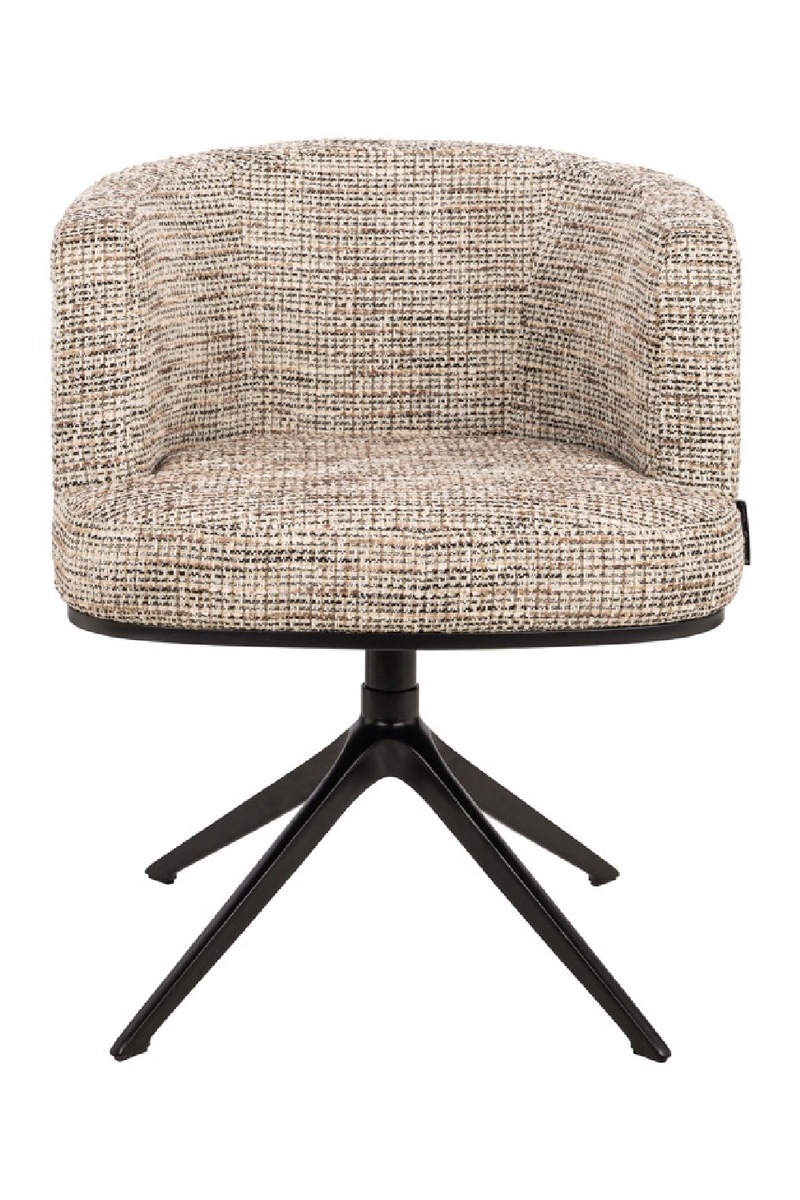 Curved Modern Swivel Chair | OROA Cheyenne | Oroatrade.com