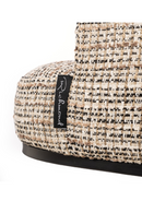 Curved Modern Swivel Chair | Richmond Interiors Cheyenne | Oroatrade.com