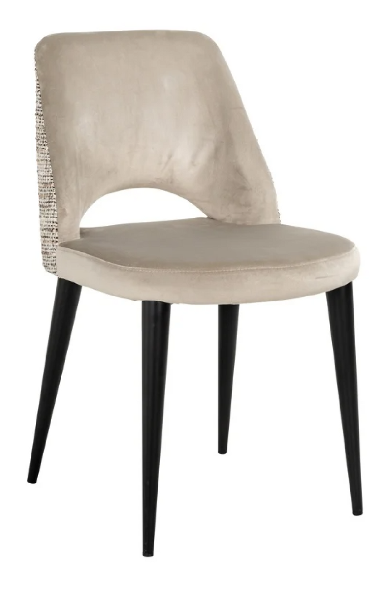 Khaki Cut-Out Dining Chair | OROA Tabitha | Oroatrade.com