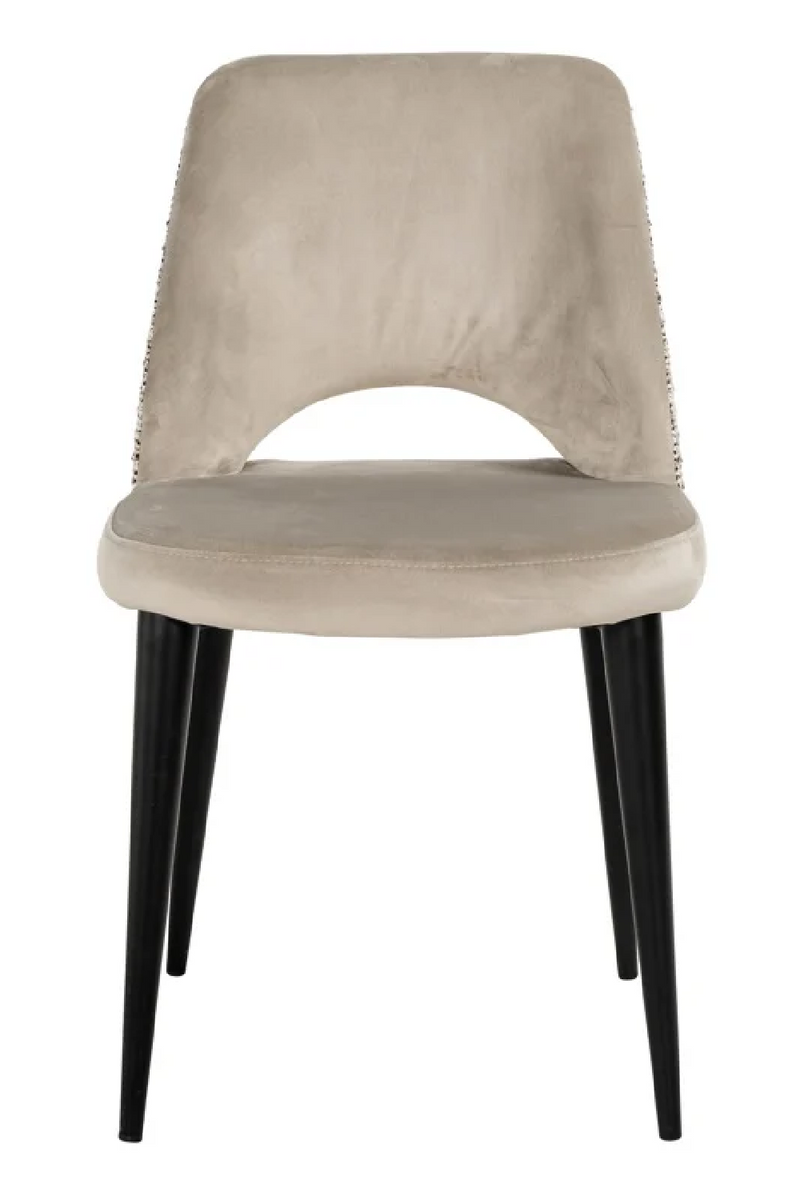Khaki Cut-Out Dining Chair | OROA Tabitha | Oroatrade.com