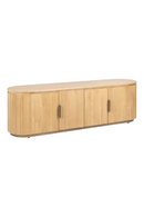 Natural Oak 4-Door TV Unit | Richmond Interiors Belfort | Oroatrade.com
