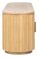 Natural Oak 4-Door TV Unit | Richmond Interiors Belfort | Oroatrade.com