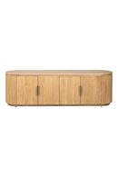 Natural Oak 4-Door TV Unit | Richmond Interiors Belfort | Oroatrade.com