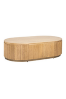 Natural Oak Oval Coffee Table | Richmond Interiors Belfort | Oroatrade.com