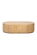 Natural Oak Oval Coffee Table | Richmond Interiors Belfort | Oroatrade.com