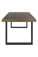 Black Leather Dining Table | Richmond Interiors Bloomville | Oroatrade.com