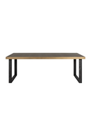 Black Leather Dining Table | Richmond Interiors Bloomville | Oroatrade.com