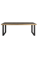 Black Leather Dining Table | Richmond Interiors Bloomville | Oroatrade.com