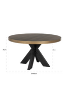 Shagreen Round Dining Table | Richmond Interiors Bloomville | Oroatrade.com