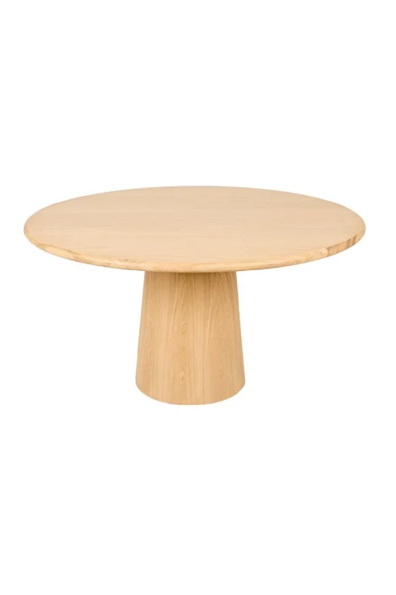 Oak Round Pedestal Dining Table | OROA Oakley | Oroatrade.com