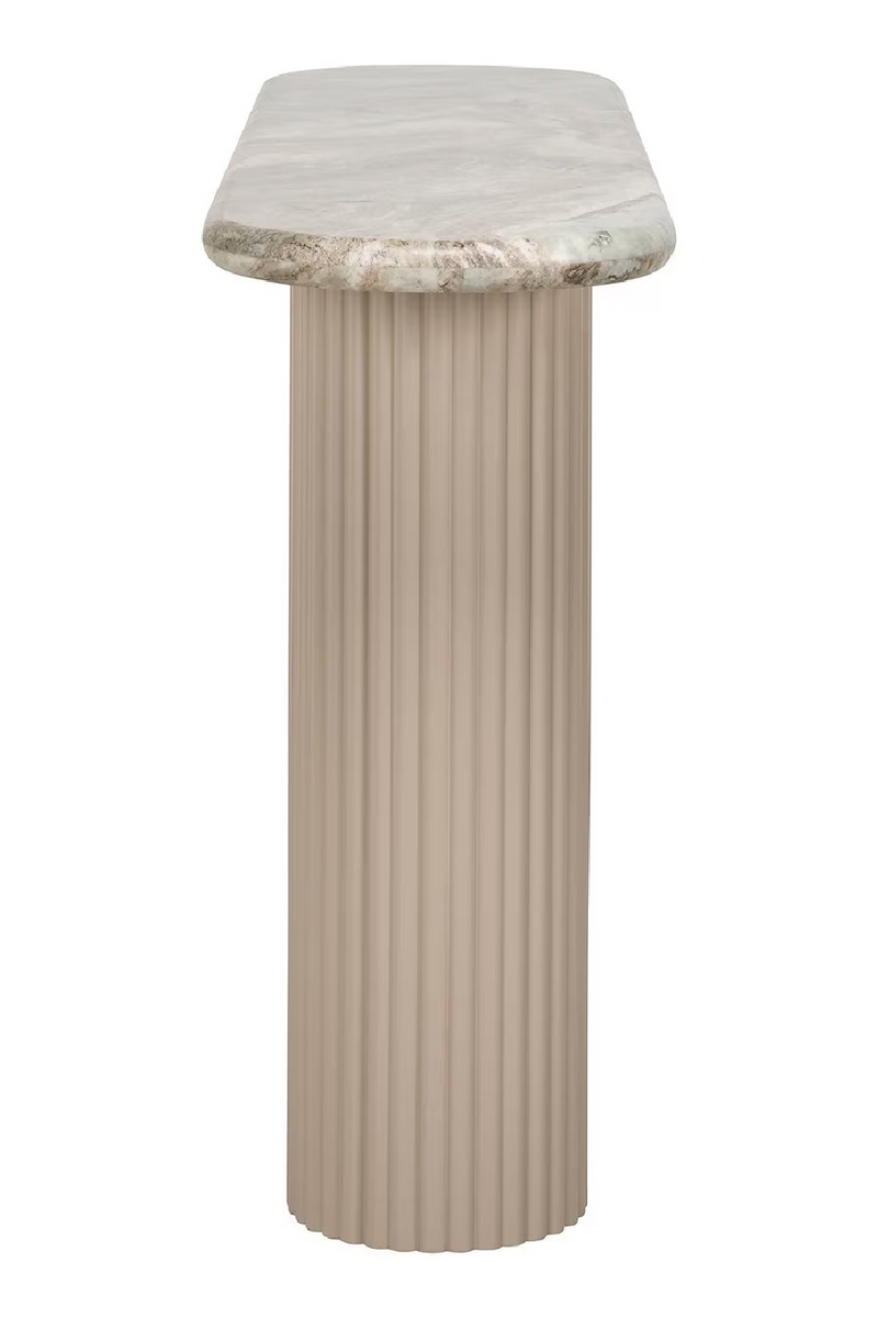 Beige Marble Console Table | OROA Coronel | Oroatrade.com