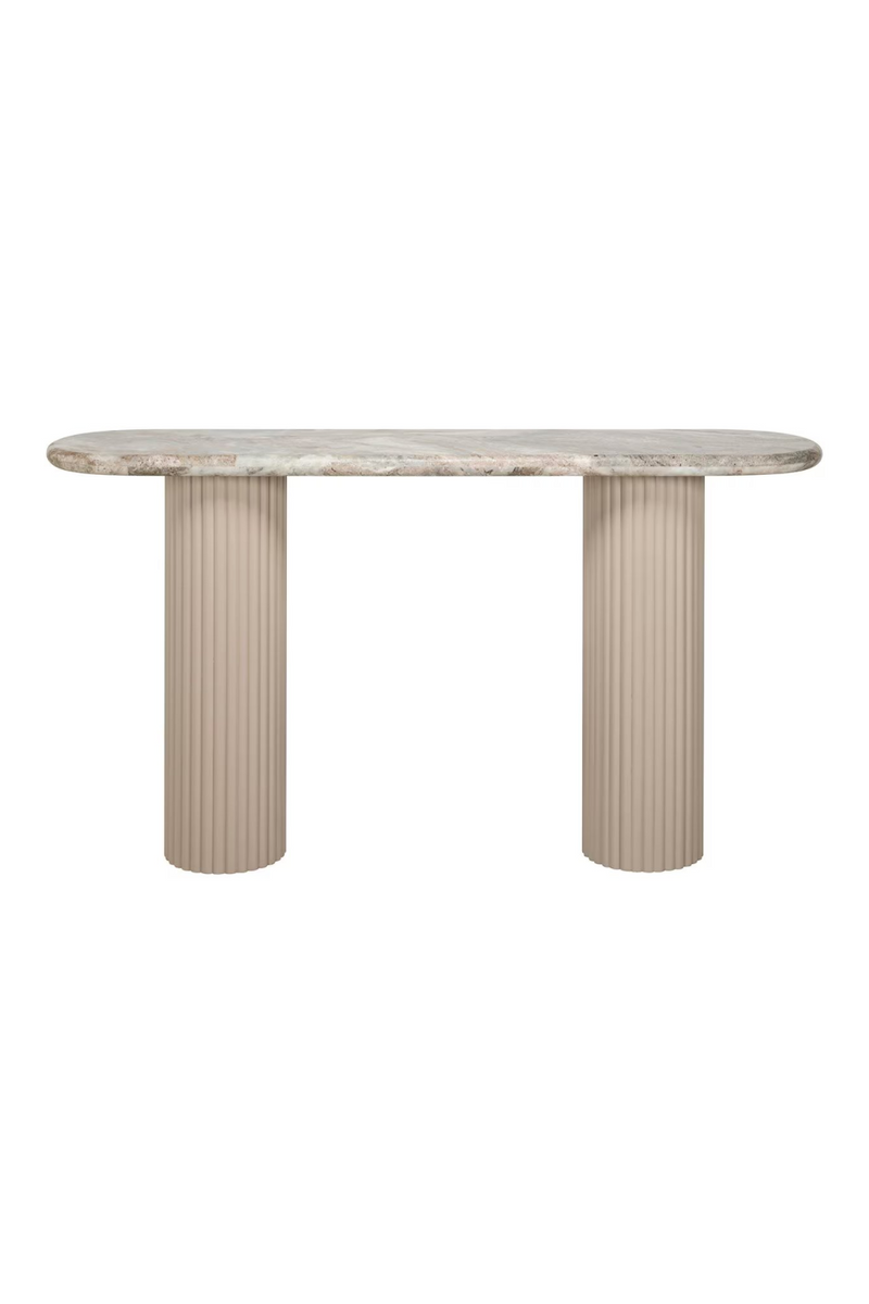 Beige Marble Console Table | OROA Coronel | Oroatrade.com