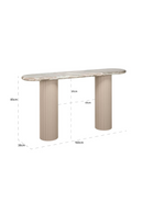 Beige Marble Console Table | Richmond Interiors Coronel | Oroatrade.com