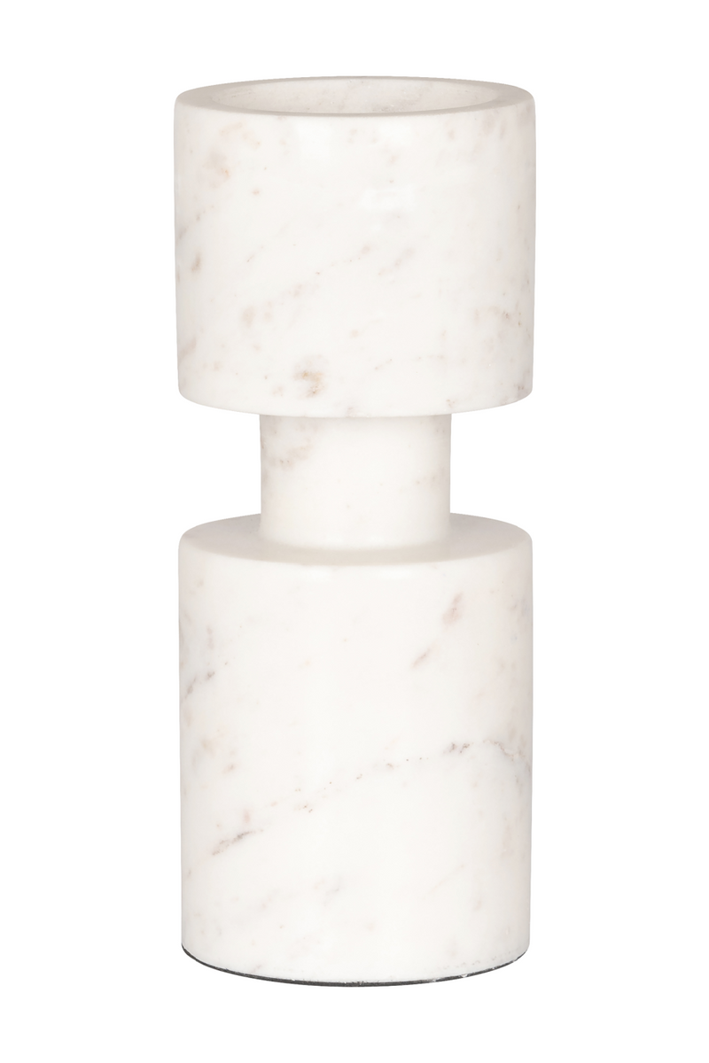 White Marble Candle Holder | OROA Melle | Oroatrade.com