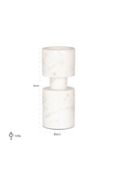 White Marble Candle Holder | Richmond Interiors Melle | Oroatrade.com