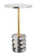 Marble End Table | Richmond Interiors Isolde | Oroatrade.com