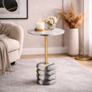 Marble End Table | Richmond Interiors Isolde