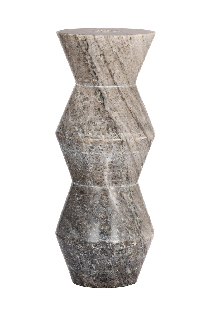 Beige Marble Angular Vase | OROA Sepp | Oroatrade.com