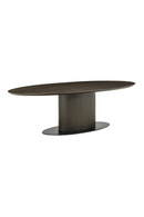 Dark Brown Wooden Oval Dining Table | Richmond Interiors Gordon | Oroatrade.com