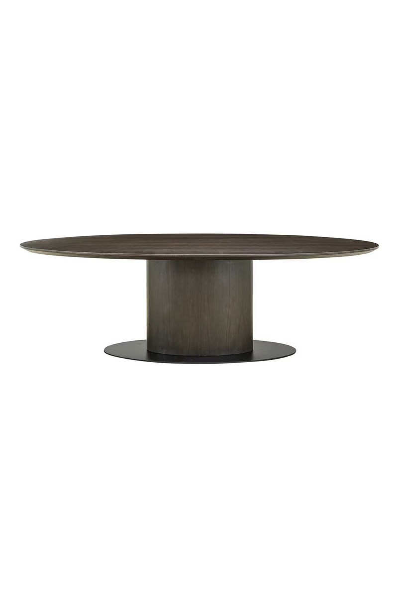 Brown Wooden Oval Dining Table | OROA Gordon | Oroatrade.com