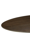 Dark Brown Wooden Oval Dining Table | Richmond Interiors Gordon | Oroatrade.com