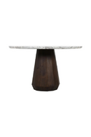 Round Marble Brown Dining Table | Richmond Interiors Oberoy | Oroatrade.com