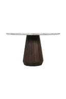 Round Marble Brown Dining Table | Richmond Interiors Oberoy | Oroatrade.com